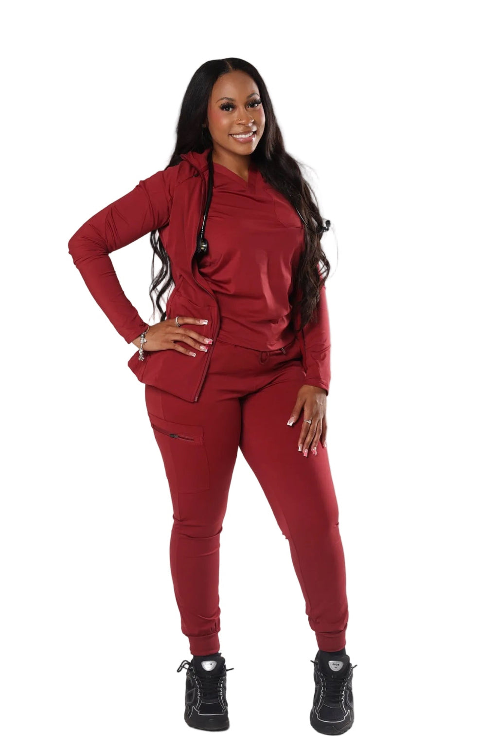 Burgundy 3-Piece Set
